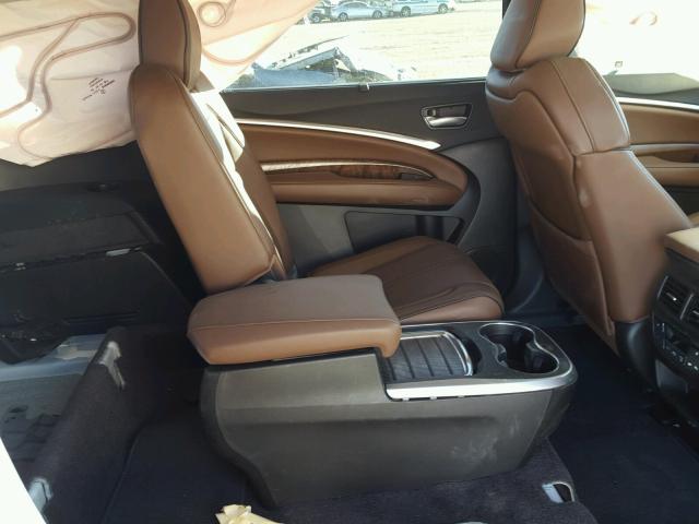 5FRYD3H83HB008253 - 2017 ACURA MDX ADVANC WHITE photo 6