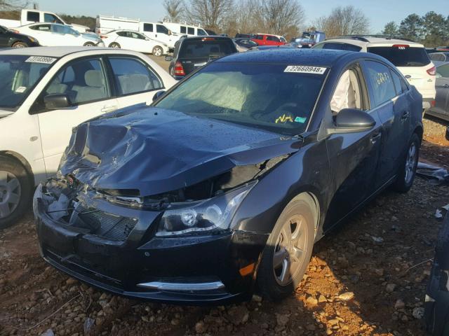 1G1PE5S96B7298193 - 2011 CHEVROLET CRUZE LT BLACK photo 2