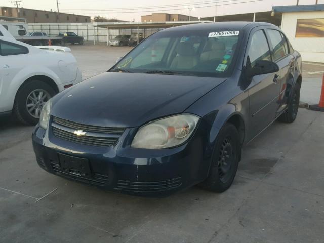 1G1AD5F58A7163991 - 2010 CHEVROLET COBALT 1LT BLUE photo 2