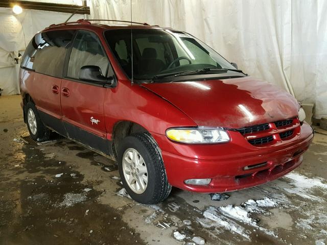 1B4GP45R5TB373940 - 1996 DODGE CARAVAN SE RED photo 1