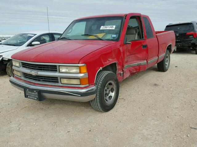 1GCEC19M2WE185303 - 1998 CHEVROLET GMT-400 C1 RED photo 2