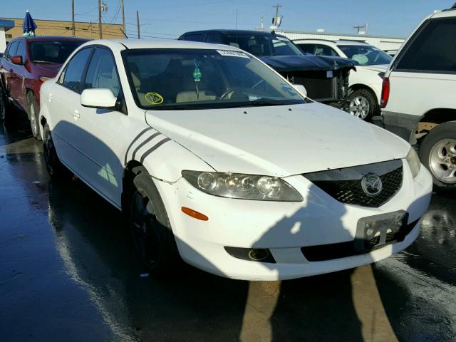 1YVFP80C645N37800 - 2004 MAZDA 6 I WHITE photo 1