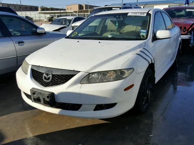 1YVFP80C645N37800 - 2004 MAZDA 6 I WHITE photo 2