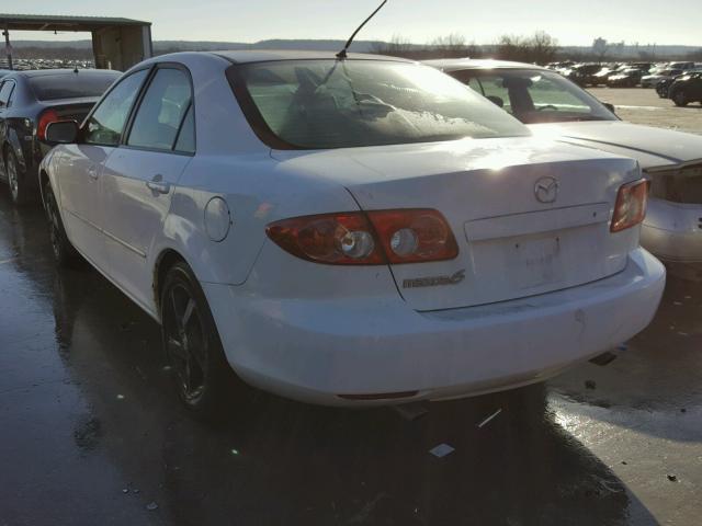 1YVFP80C645N37800 - 2004 MAZDA 6 I WHITE photo 3