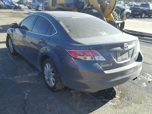 1YVHZ8CH5B5M30471 - 2011 MAZDA 6 I GRAY photo 3