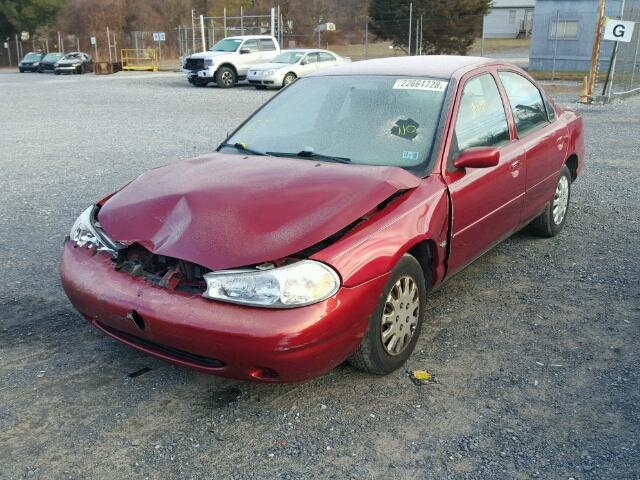 1FAFP6534WK265874 - 1998 FORD CONTOUR BA RED photo 2