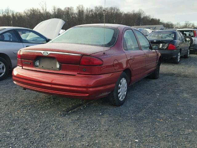 1FAFP6534WK265874 - 1998 FORD CONTOUR BA RED photo 4