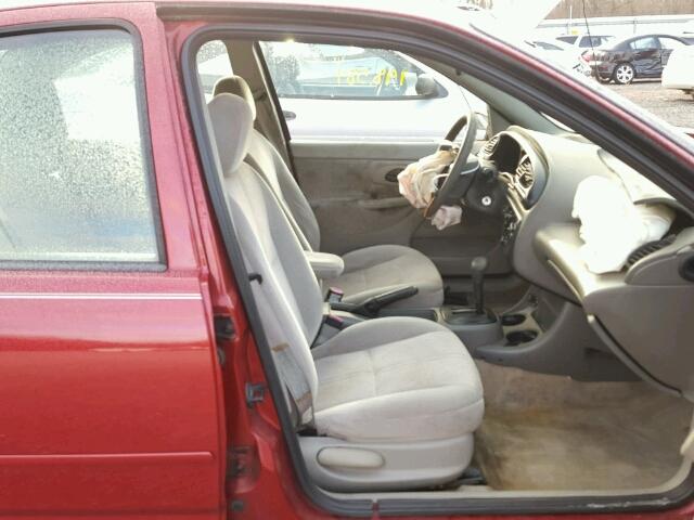 1FAFP6534WK265874 - 1998 FORD CONTOUR BA RED photo 5