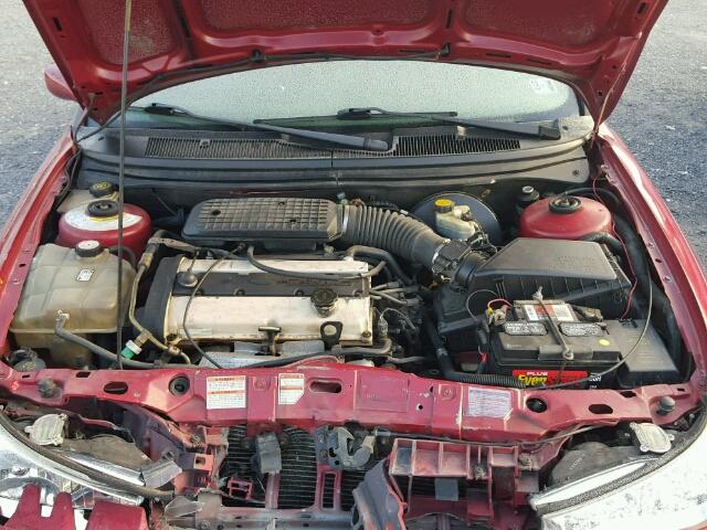 1FAFP6534WK265874 - 1998 FORD CONTOUR BA RED photo 7