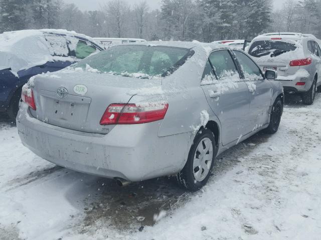 4T1BE46K97U047584 - 2007 TOYOTA CAMRY NEW SILVER photo 4