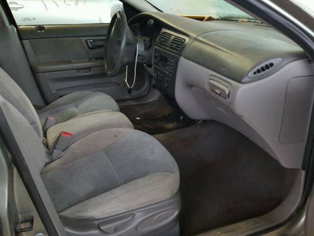 1FAFP53U51A134215 - 2001 FORD TAURUS SE GRAY photo 5