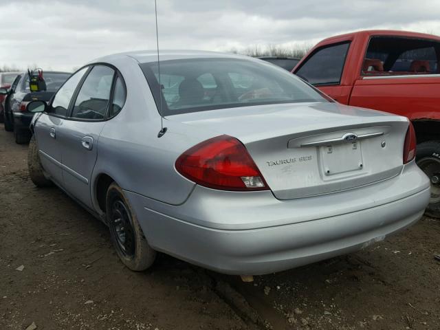 1FAFP55U42A147570 - 2002 FORD TAURUS SES SILVER photo 3