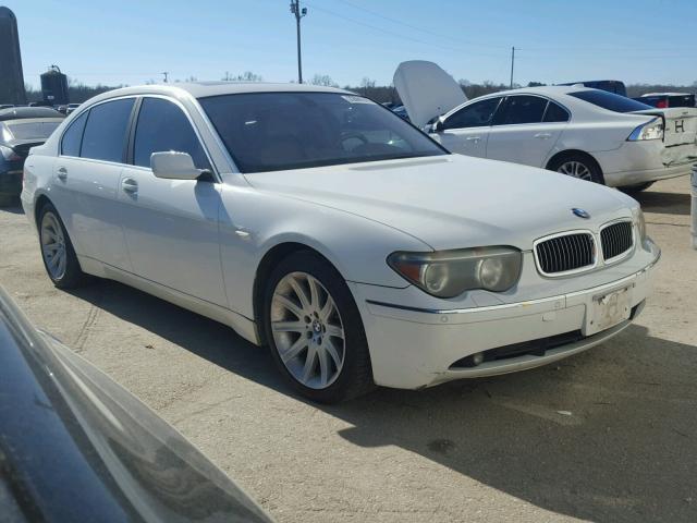 WBAGN63443DR18622 - 2003 BMW 745 LI WHITE photo 1