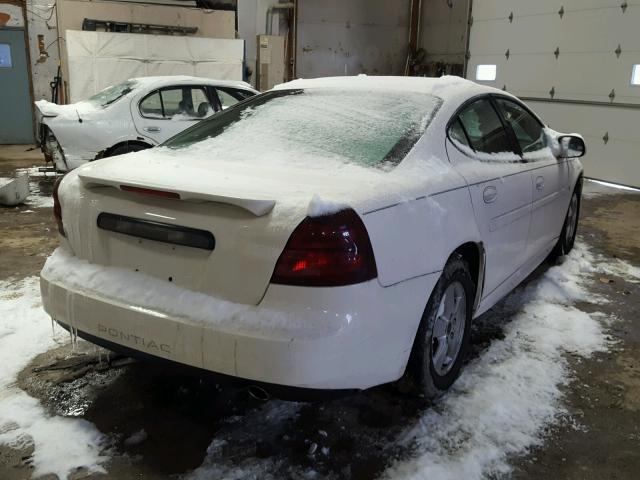 2G2WP552961132124 - 2006 PONTIAC GRAND PRIX WHITE photo 4