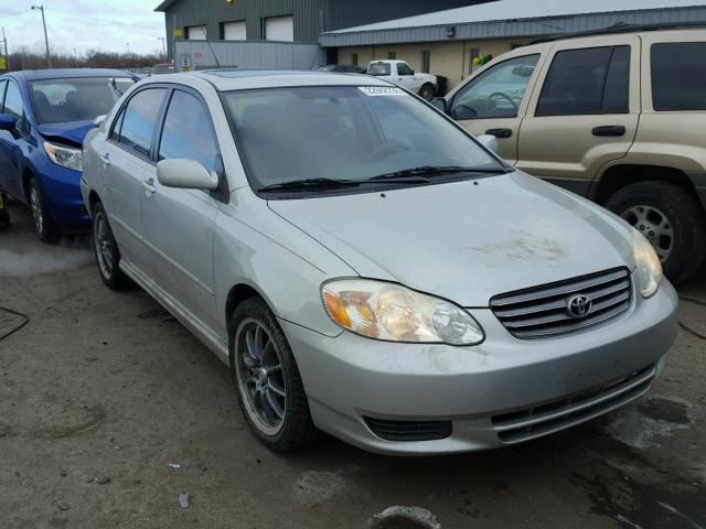 2T1BR32E33C121771 - 2003 TOYOTA COROLLA CE SILVER photo 1