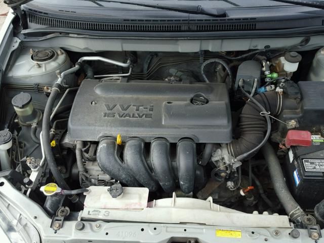 2T1BR32E33C121771 - 2003 TOYOTA COROLLA CE SILVER photo 7