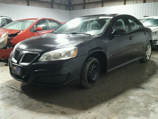 1G2ZJ57B694263421 - 2009 PONTIAC G6 BLACK photo 2