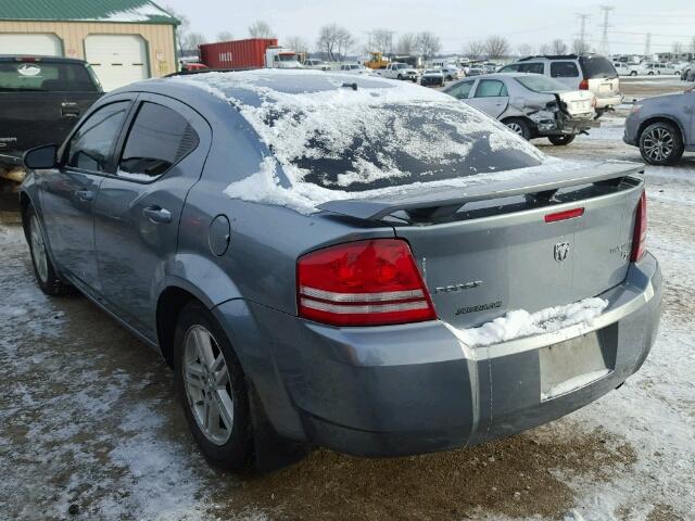 1B3LC56B09N557079 - 2009 DODGE AVENGER SX GRAY photo 3