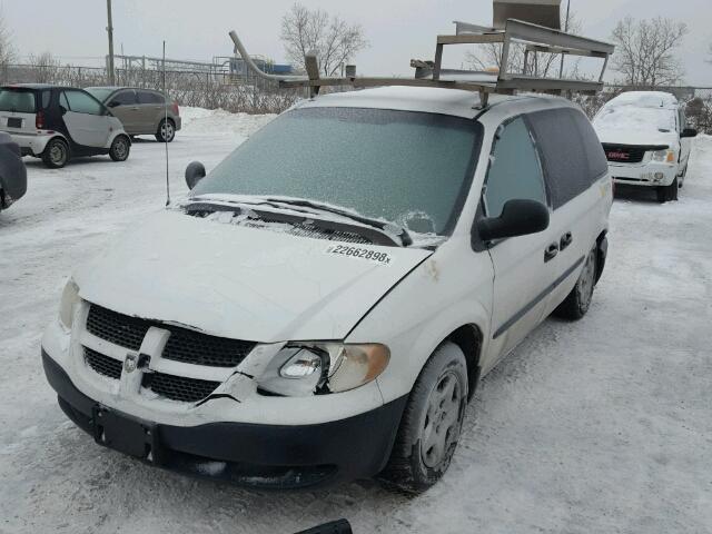 1B4GP25R51B209301 - 2001 DODGE CARAVAN SE WHITE photo 2