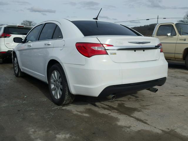 1C3CCBBG5EN105965 - 2014 CHRYSLER 200 TOURIN WHITE photo 3