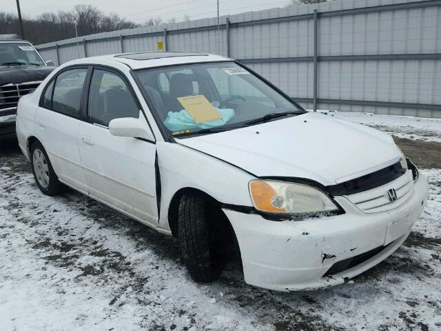 2HGES26702H578714 - 2002 HONDA CIVIC EX თეთრი ფოტო 1