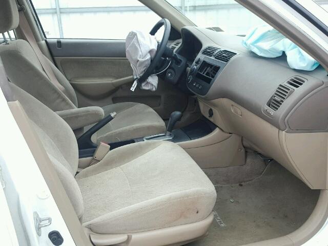 2HGES26702H578714 - 2002 HONDA CIVIC EX თეთრი ფოტო 5