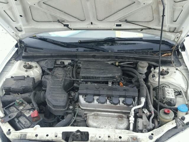 2HGES26702H578714 - 2002 HONDA CIVIC EX თეთრი ფოტო 7