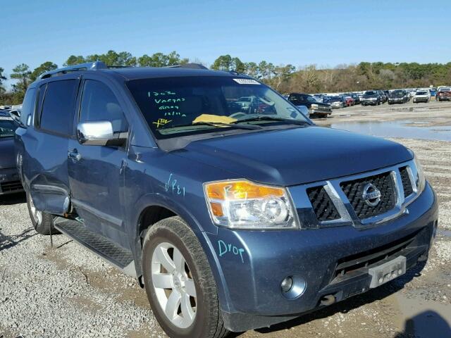 5N1BA0ND9AN620508 - 2010 NISSAN ARMADA SE BLUE photo 1