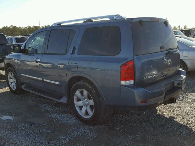 5N1BA0ND9AN620508 - 2010 NISSAN ARMADA SE BLUE photo 3