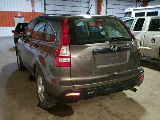 5J6RE48329L802683 - 2009 HONDA CR-V LX GOLD photo 3