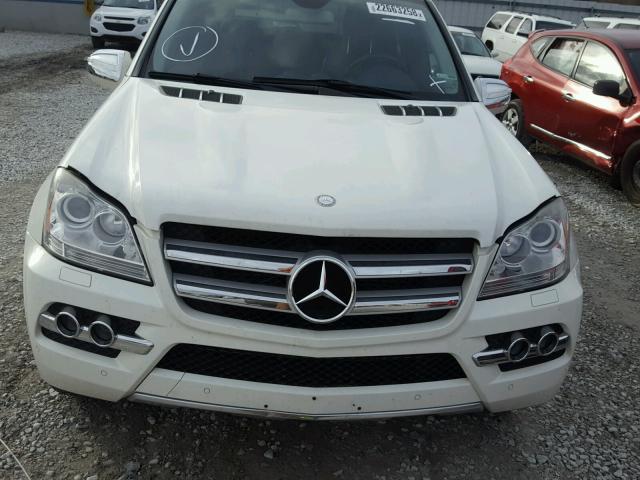 4JGBF2FE2AA619549 - 2010 MERCEDES-BENZ GL 350 BLU WHITE photo 9