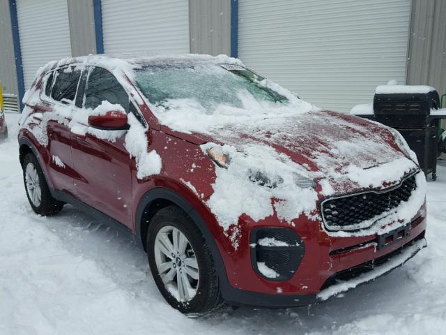 KNDPM3AC3H7118818 - 2017 KIA SPORTAGE L BURGUNDY photo 1