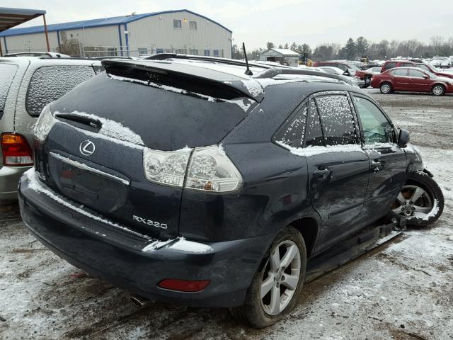 2T2HA31UX6C090383 - 2006 LEXUS RX 330 BLUE photo 4