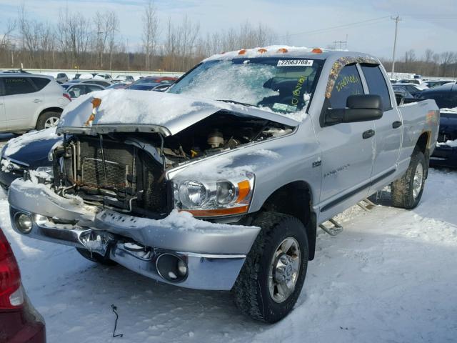 1D7KS28D66J214702 - 2006 DODGE RAM 2500 S SILVER photo 2