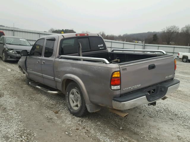 5TBBT4815YS051385 - 2000 TOYOTA TUNDRA ACC GRAY photo 3