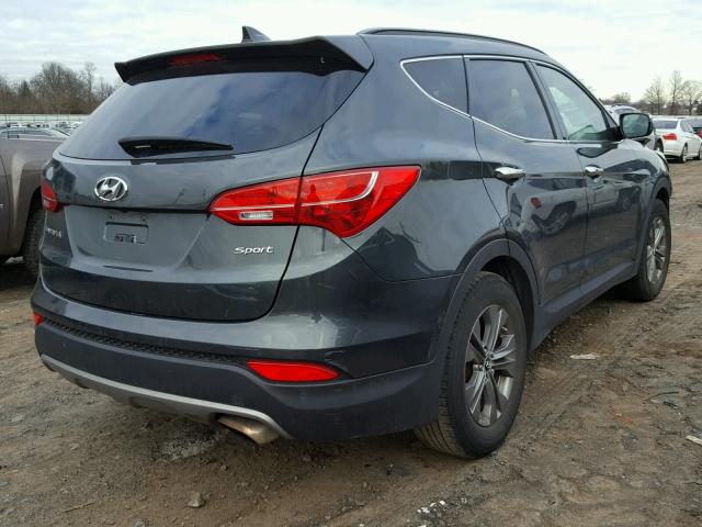 5XYZU3LB1EG184182 - 2014 HYUNDAI SANTA FE S GREEN photo 4