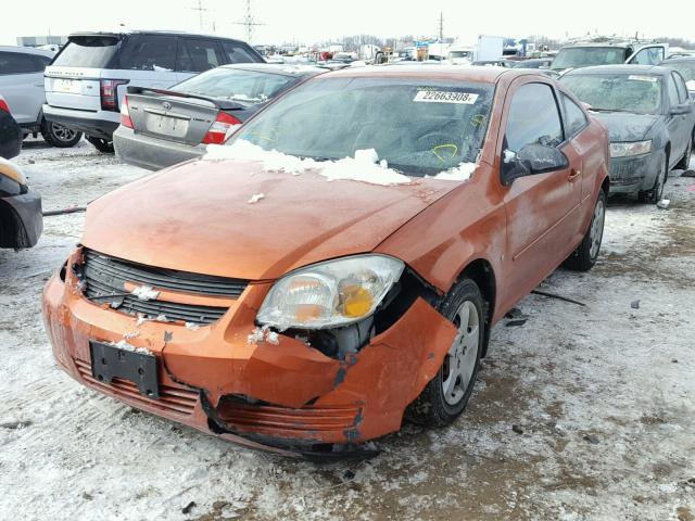 1G1AK15F867820353 - 2006 CHEVROLET COBALT LS ORANGE photo 2