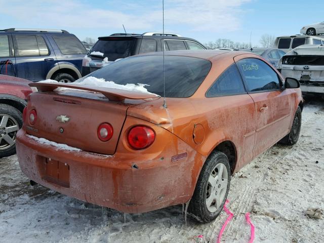 1G1AK15F867820353 - 2006 CHEVROLET COBALT LS ORANGE photo 4