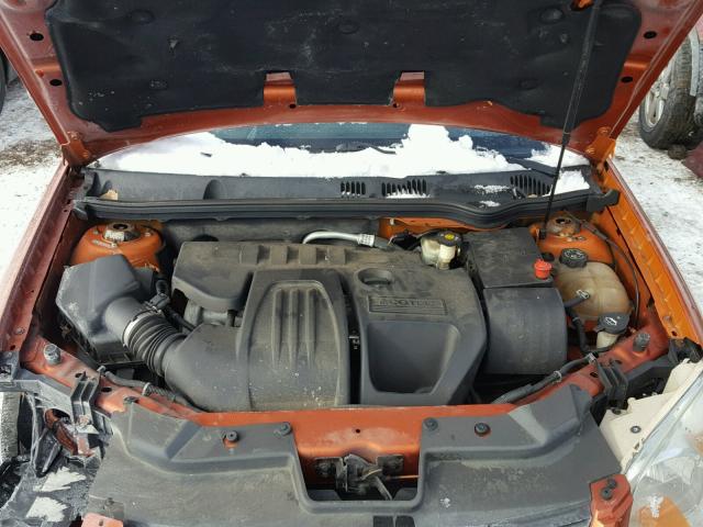 1G1AK15F867820353 - 2006 CHEVROLET COBALT LS ORANGE photo 7