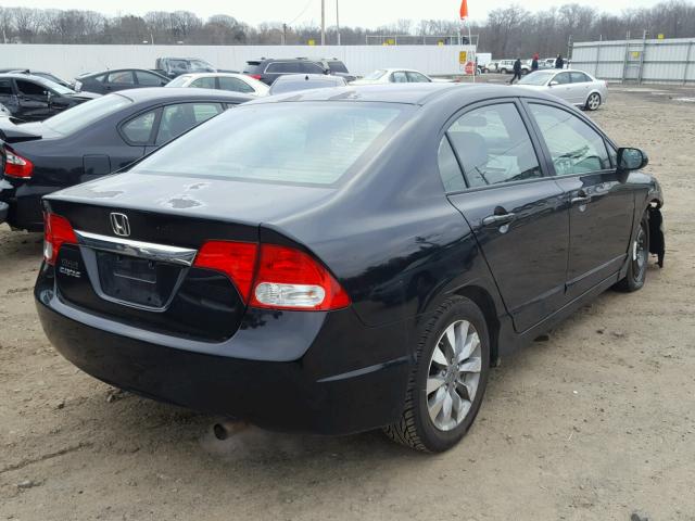 2HGFA1F98AH536907 - 2010 HONDA CIVIC EXL 黑色 照片 4