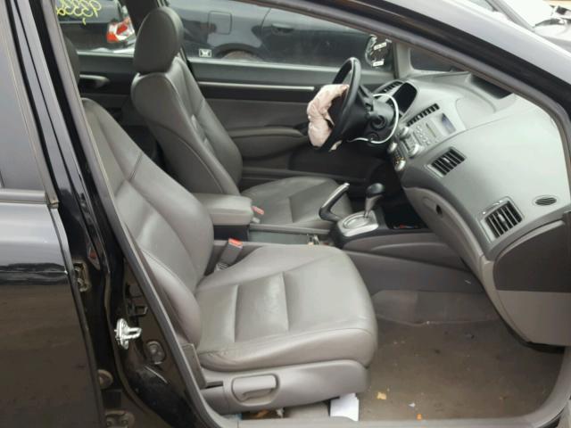 2HGFA1F98AH536907 - 2010 HONDA CIVIC EXL 黑色 照片 5