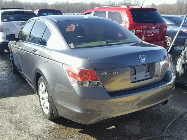 1HGCP26879A053336 - 2009 HONDA ACCORD EXL GRAY photo 3