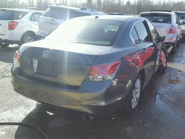 1HGCP26879A053336 - 2009 HONDA ACCORD EXL GRAY photo 4