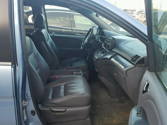 5FNRL38637B512422 - 2007 HONDA ODYSSEY EX BLUE photo 5