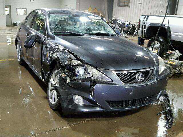 JTHCK262X75009246 - 2007 LEXUS IS 250 GRAY photo 1