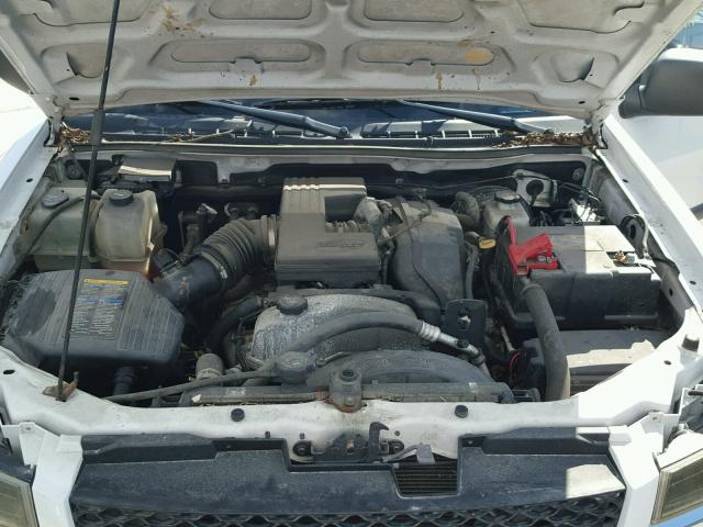 1GCCS39E088218976 - 2008 CHEVROLET COLORADO L WHITE photo 7