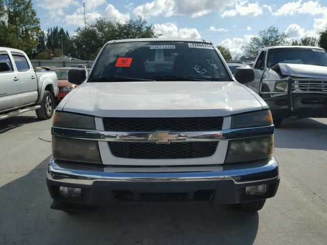 1GCCS39E088218976 - 2008 CHEVROLET COLORADO L WHITE photo 9