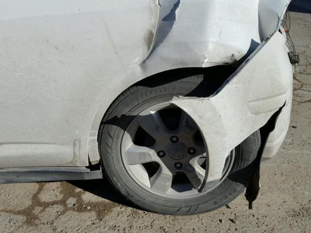 3N1BC13E67L381768 - 2007 NISSAN VERSA S WHITE photo 9