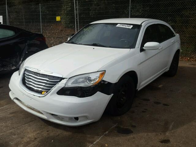 1C3CCBAGXCN168610 - 2012 CHRYSLER 200 LX WHITE photo 2