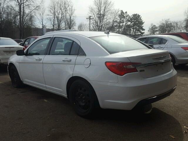 1C3CCBAGXCN168610 - 2012 CHRYSLER 200 LX WHITE photo 3